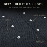 Bonnet tricoté personnalisé Highfly avec strass, chaud pour l'hiver, avec revers, vente en gros, OEM, ODM, marque d'usine, e-commerce, achat en gros