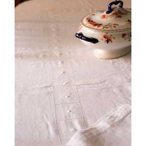 Mantel de Lino Francés Rectangular, Bordado e Impreso, para Bodas, Hoteles y Restaurantes, Marca Mirellas - Product Image 6