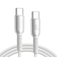 Câble de données tressé en nylon BWVV 60W à charge rapide avec connecteurs Type-C pour iPhone 15/16/17 certifié CE/FCC