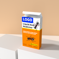 Boîtes d'emballage en papier pour appâts liquides anti-fourmis avec logo personnalisé, boîtes en papier de haute qualité pour petites entreprises