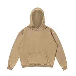 Sudadera con Capucha Unisex de Algodón 100 % de 420 g/m² con Logotipo Personalizado KG420, Estilo Vintage, Holgada, de Gran Peso, Lavada al Ácido - Product Image 2