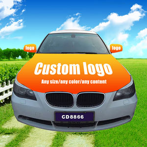 Cubierta de coche de poliéster 100% personalizada con espejo retrovisor llamativo eliminado cubierta de capó resistente a la decoloración no deja rastro - Product Image 2