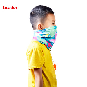 Baodun Kids Neck Scarf Ice Silk Lycra Cycling Face Mask One Size <b>Sunscreen</b> Dustproof Child Outdoor Protection - Product Image 3