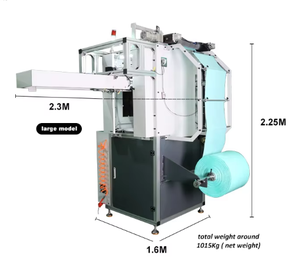 Máquina Automática para Fabricar Bolsas de Recarga para Contenedores de Pañales, Máquina Plegadora de Bolsas de Basura de Alta Velocidad - Product Image 6