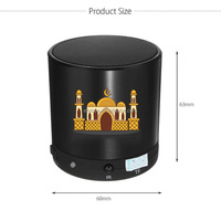 Sq200 Mini haut-parleur numérique musulman jouant le Coran avec télécommande Lecteur Coran portable avec Azan