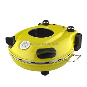 Máquina eléctrica para hacer Pizza Aifa, automática con piedra de cocina de cerámica, uso doméstico, cortador de madera, hornos para Pizza - Product Image 3