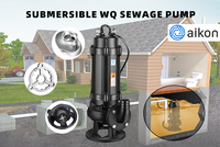 Pompe submersible à haute efficacité pour puits, à usage industriel et résidentiel, contrôle entièrement automatique, 220/380V