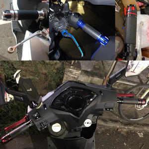 Empuñadura de motocicleta Motubike, funda de goma de aleación de aluminio para modificación de scooter Yamaha - Product Image 3