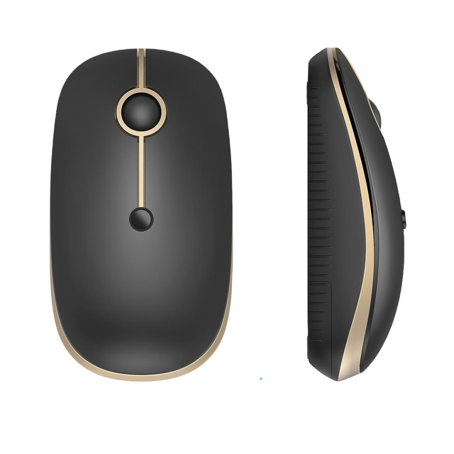 Fashion Buttons and Silent Wireless DPI Office Optical Mouse for Desk Top Laptop Computer