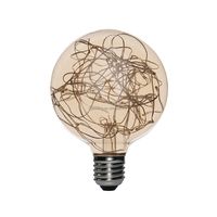 G95 Ampoule décorative à LED en fil de cuivre E27 Base 220V 2W Garden Color Ampoule décorative étanche