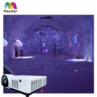 Projection interactive holographique 3D immersive pour tunnel mural, vidéo immersive