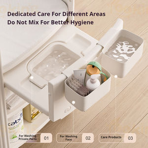 Stokk Style Table à langer <span class=keywords><strong>nouveau</strong></span>-<span class=keywords><strong>né</strong></span> <span class=keywords><strong>couche</strong></span> Station protéger la peau de bébé hauteur réglable organisateur commode soins Table à langer - Product Image 2