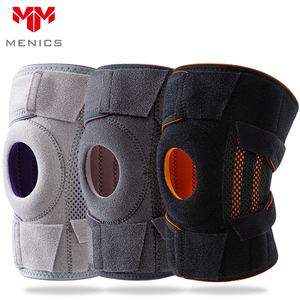 Miếng đệm đầu gối chống sốc chuyên nghiệp với dây đeo có thể điều chỉnh kép, hỗ trợ đầu gối chống va chạm thoáng khí cho các môn thể thao leo núi - Product Image 1