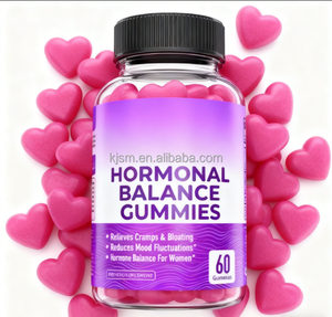 Gummies de soutien pour les femmes souffrant du SPM et des règles, vitamine B6, extraits à base de plantes pour le cycle menstruel et la régulation de l'humeur - Product Image 1