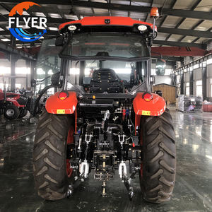 Tracteur agricole 4x4 CE 75 CV à prix d'usine avec chargeur frontal et cabine climatisée - Product Image 3