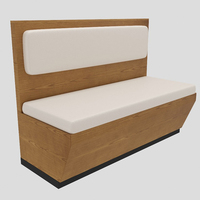 HUALIN Ensemble de table et de chaises de salle à manger en bois massif de style moderne pour restaurant, hôtel, café, canapé, siège de carte