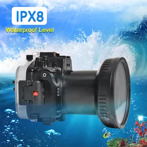 Чехол для камеры для дайвинга Seafrogs 40 м/130 футов 40 м, чехол для камеры Canon EOS R с объективом 16-35 мм, защитный чехол для подводной съемки