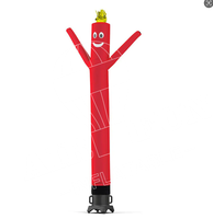 Conception personnalisée Logo publicitaire gonflable Wave Man Air Sky Dancer avec accessoires de ventilateur soufflant