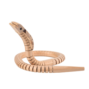 Đồ chơi rắn gỗ <span class=keywords><strong>2025</strong></span> con cho trẻ em, trò chơi xếp hình rắn gỗ giáo dục, đồ chơi gỗ thông sáng tạo cho trẻ em - Product Image 1