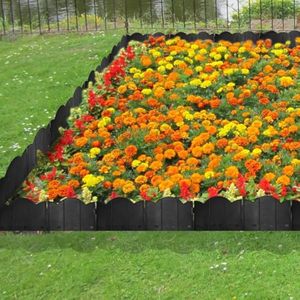 HUGELEAF Plastic Landscape Edging Flexible Design Nature Treated Garden <b>Fence</b> for Outdoor Yard Keep Areas Tidy - Product Image 6