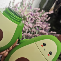 Taza de agua de vidrio a prueba de fugas de doble capa de vidrio, pequeña, ligera, creativa, bonita, taza de agua, regalo, botella de agua portátil