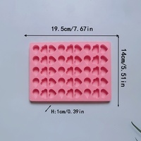 Neue Tröpfchen wolke Liebe geformte Schokoladen silikon form DIY Candy Pudding Dessert form Kuchen Dekoration Backwerk zeuge