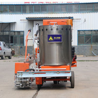Machine de marquage routier convexe thermoplastique à chauffage rapide et uniforme haute efficacité, utilisée pour le marquage des chaussées tactiles