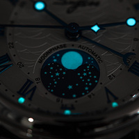 Montre de plongée automatique pour hommes, nouvelle mode, bracelet en cuir, boîtier en acier inoxydable, cadran en cristal saphir, résistant à l'eau 5 bars