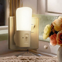 Lampe de nuit à capteur crépusculaire à LED blanc chaud LOHAS, à brancher, à intensité variable, avec matériau ABS et design moderne pour chambre à coucher