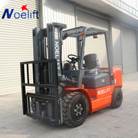 Chariot élévateur diesel compact 3 tonnes, entièrement automatique, avec levage hydraulique sans contrainte de poids, chariot élévateur à fourches, chariot de manutention