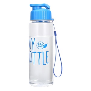 My Bottle Plastic Water Bottle 1L Bpa Free Flip Top With Strap Sports Outdoor Use - Product Image 1
