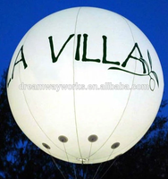 Globo de luz LED que cambia de 16 colores, globo de helio grande para publicidad