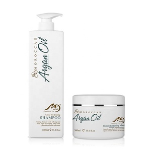 Muriel OEM Etiqueta Privada mejores productos para <span class=keywords><strong>el</strong></span> cuidado del cabello Marruecos aceite de argán champú 1000ml tamaño grande - Product Image 1