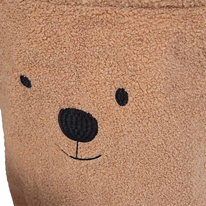 <span class=keywords><strong>Panier</strong></span> de rangement en tissu pliable Teddy <span class=keywords><strong>beige</strong></span> pour enfants et bébés Boîte de rangement pour jouets pour animaux de compagnie et <span class=keywords><strong>panier</strong></span> de rangement pour jouets pour chiens - Product Image 5