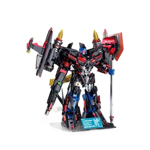 GULY 80503 4002PCS Superpower Chimp Car Robot Building Block Brick Set Model Technical Plastic Modern Toy Festival Gift - Product Image 1