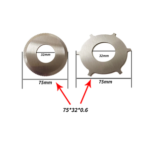 ใบมีดสแตนเลสเกรดพรีเมียมแบบมีฟันสำหรับหั่น<span class=keywords><strong>กระเทียม</strong></span>-น้ำหนักเบา ขนาด 75x75x0.6 ซม. ทนทาน รับประกัน 1 ปี - Product Image 3