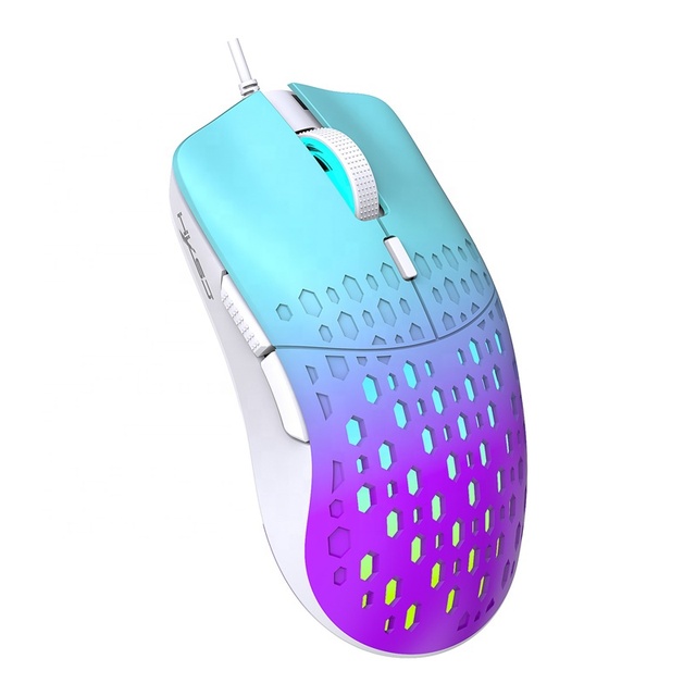 NEW S500 Wired Gaming Mouse Colorful Luminous Hollow Design E-sports Lightweight Mouse 3600 DPI
