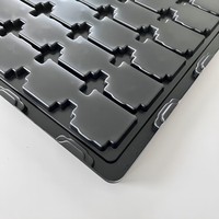 Usine d'emballage de barquettes en plastique sur mesure, barquettes d'emballage sous vide, barquettes en plastique jetables, barquettes antistatiques ESD