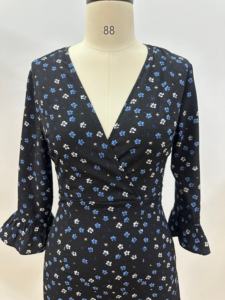 Abiti da Donna, Nuovo Design, <span class=keywords><strong>Vestito</strong></span> Mini a Tinta Unita con <span class=keywords><strong>Maniche</strong></span> <span class=keywords><strong>Lunghe</strong></span>, Abito Casual Femminile - Product Image 4