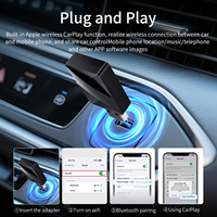 Mini adaptador CarPlay inalámbrico OEM, recién llegado, Dongle USB automático, compatible con Apple Android CarPlay, se transforma con cable a inalámbrico