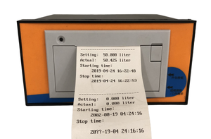 Contrôleur de lot avec imprimante Affiche le nombre d'éléments émis aux heures de début et de fin du contrôleur de problème de lot - Product Image 3