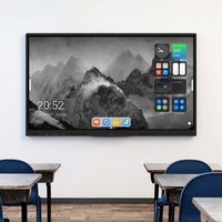 86 Inch Concurrerende Prijs 4K Interactieve Flatpanel Smartboard Voor Scholen Die Trainingsbijeenkomst Onderwijzen