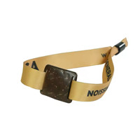 Meilleurs Nouveaux Produits 2026 : Bracelet en Tissu Polyester à Sublimation avec Passeur RFID en Coque de Noix de Coco pour Concerts