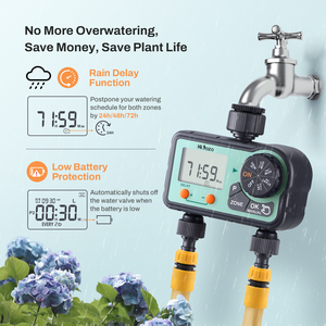 Hioazo Two-Outlet Automatic Water <strong>Timer</strong> for Garden Hose - Product Image 4