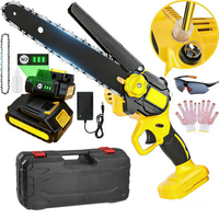 Mini tronçonneuse sans fil OEM 8 pouces 21V MAX 900W, outil électrique portatif à batterie pour la coupe du bois, idéal pour le jardin, la cour et les projets de bricolage