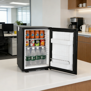 Réfrigérateur d'hôtel personnalisé 40L OEM <span class=keywords><strong>Silencieux</strong></span> avec Verrouillage Lumière LED Refroidisseur à Semi-conducteurs Climatiseur Basse Température Commercial - Product Image 3