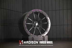 ล้อ HDBL31 Custom Rally Spec คาร์บอนแบบพันรอบขอบ ขอบล้อ 15 16 17 นิ้ว 4x108 น้ำหนักเบา สำหรับแข่งรถแรลลี่2 - Product Image 3