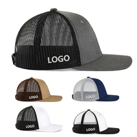 Gorra de 5 Paneles de Algodón Puro, Gorra de Camionero Personalizada con Parche y Logotipo, Ligera, Cómoda, Duradera y Multiusos