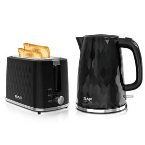 RAF New Design 1.7 Liter Hot Water Boiler Electric Tea <strong>Kettle</strong> and 2 Slice <strong>Toaster</strong> <strong>Combo</strong> - Product Image 1