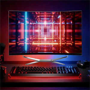 Função de exibição curvada de 24 polegadas Monobloco AIO tudo em um computador <span class=keywords><strong>desktop</strong></span> <span class=keywords><strong>CPU</strong></span> I7-11800H 16GB RAM 512GB SSD OEM Tudo em um PC - Product Image 6